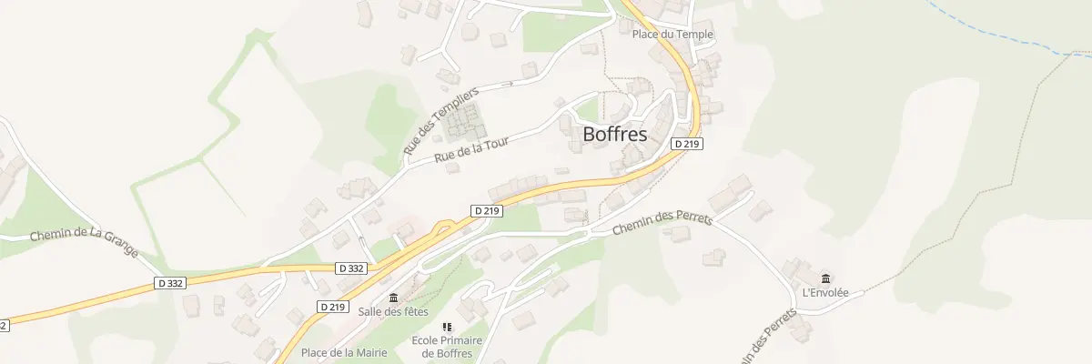 Plan du 15 Rue des Fontaines à Boffres