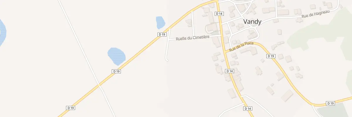 Plan du 3 Rte de Vrizy à Vandy