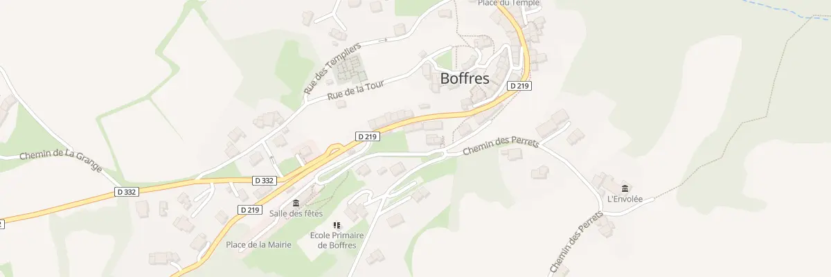 Plan du 38 Rue des Fontaines à Boffres
