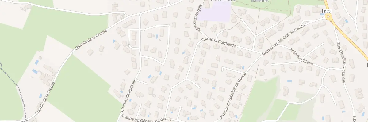 Plan du 230 Rue de la Guicharde à Limas