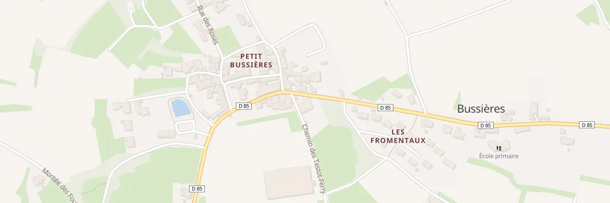 Plan du 452 Che Testot-ferry à Bussières