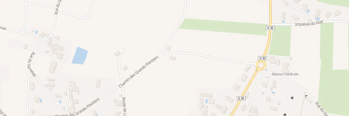 Plan du 241 Che des Grands Plantiers à Lucenay