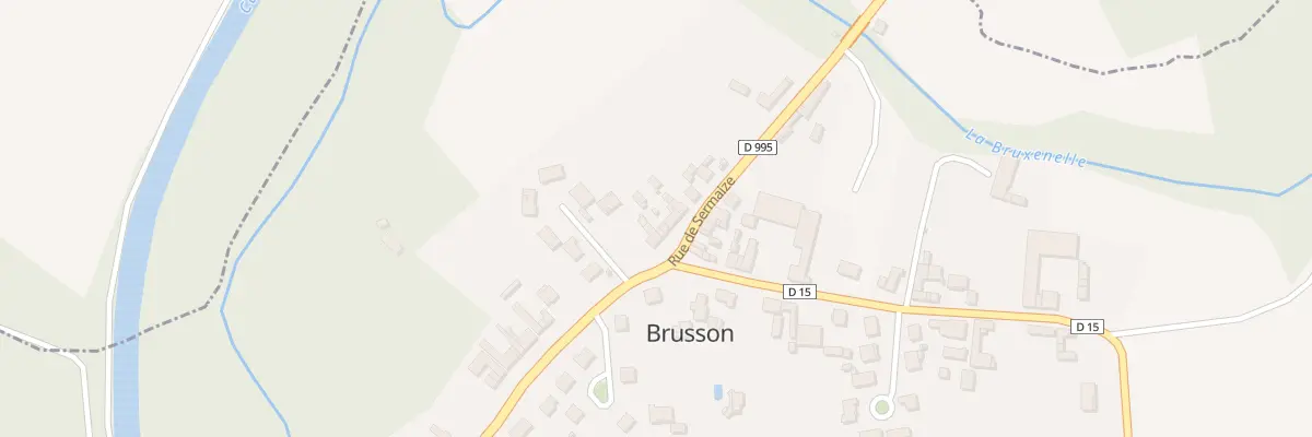 Plan du 3 Rte de Sermaize à Brusson