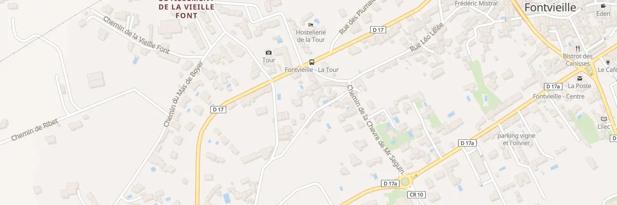 Plan du 9 Rue de la Baisse à Fontvieille
