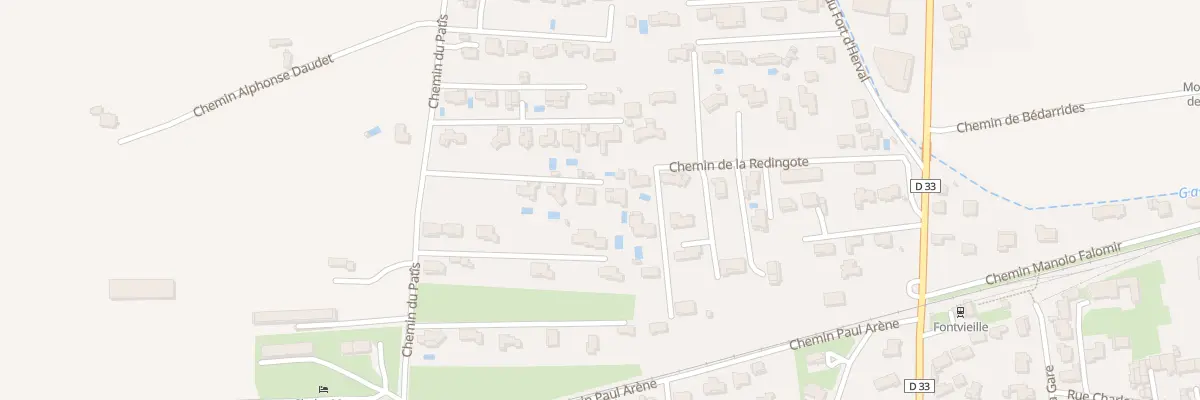 Plan du 1 Che du Paty à Fontvieille