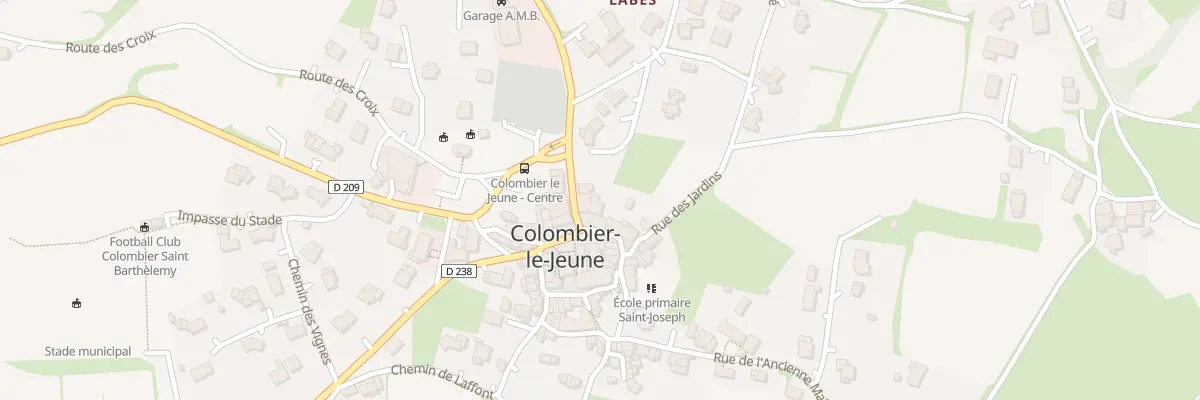 Plan du 12 Pl des Commerces à Colombier-le-Jeune