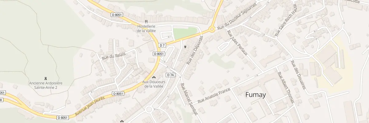 Plan du 68 Rue des Déportés à Fumay