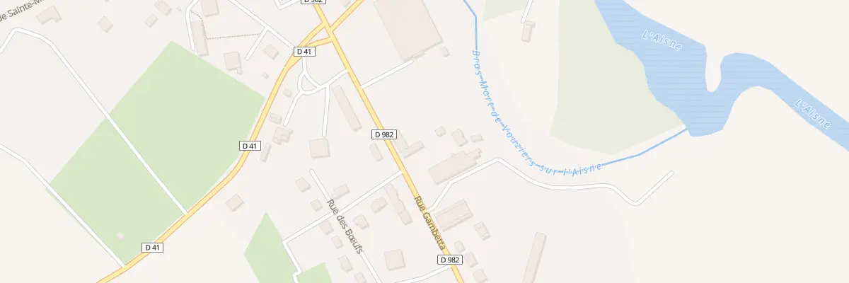 Plan du 59B Rue Gambetta à Vouziers