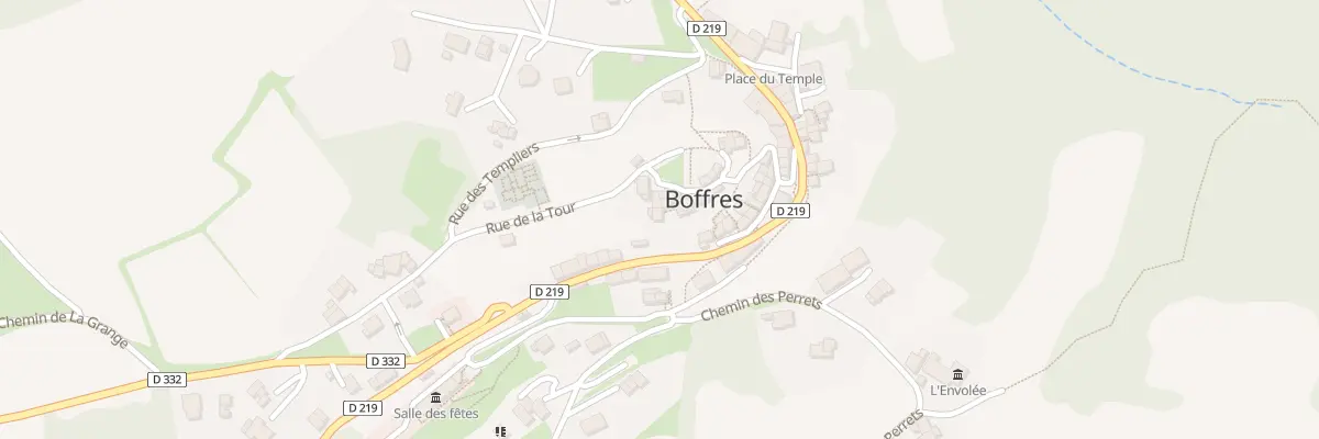 Plan du 3 Pl du Château à Boffres