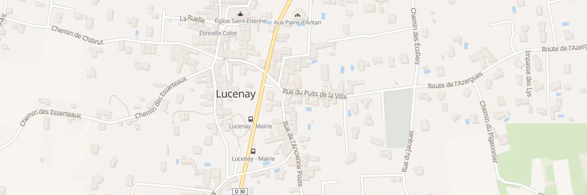 Plan du 52 Rue du Puits de la Ville à Lucenay