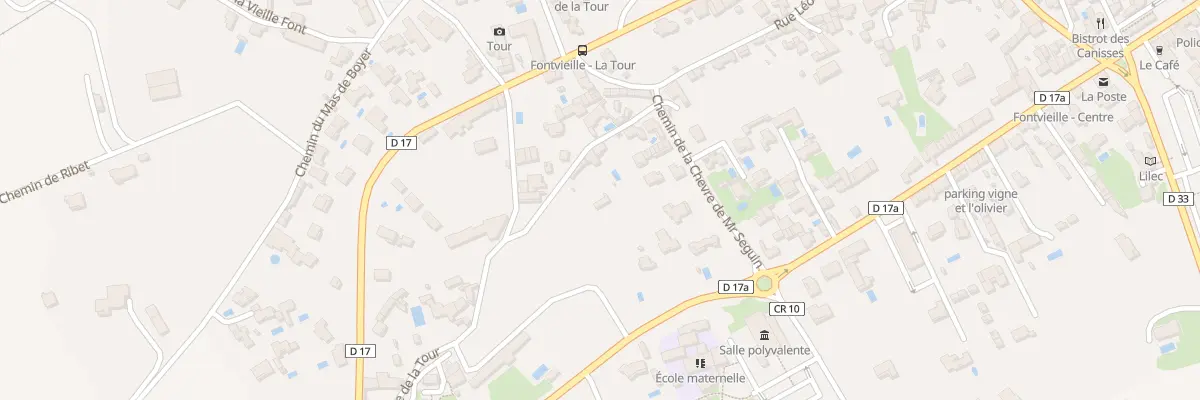 Plan du 8B Rue de la Baisse à Fontvieille