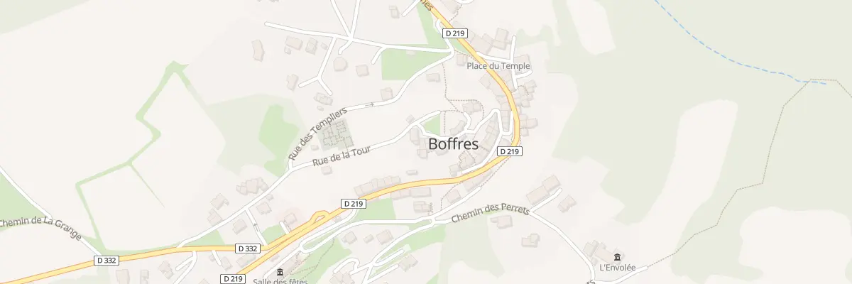 Plan du 1 Pl du Château à Boffres