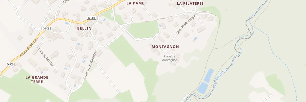 Plan du 425 Montagnon à Lupé