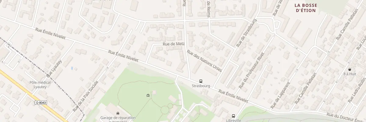 Plan du 3 Rue de l’Europe à Charleville-Mézières