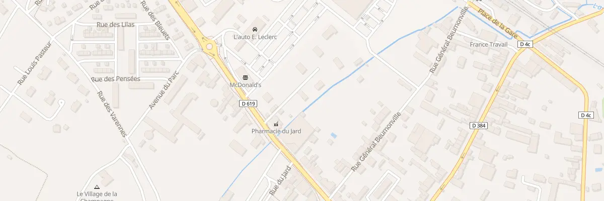 Plan du 20T Av du Général Leclerc à Bar-sur-Aube