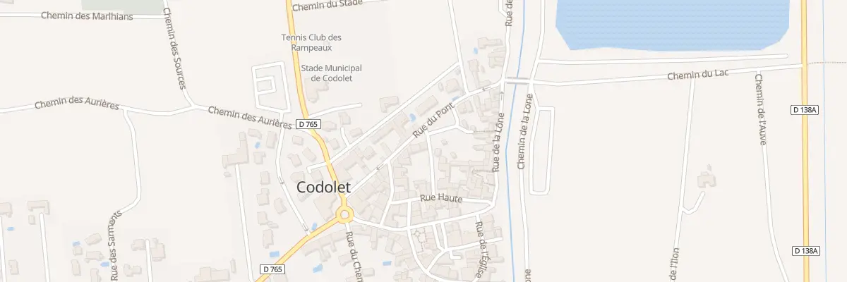 Plan du 5106 Rue du Pont à Codolet