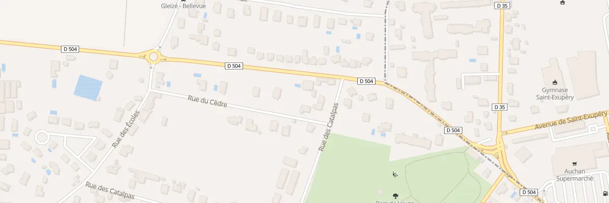 Plan du 6 Rue du Cèdre à Gleizé
