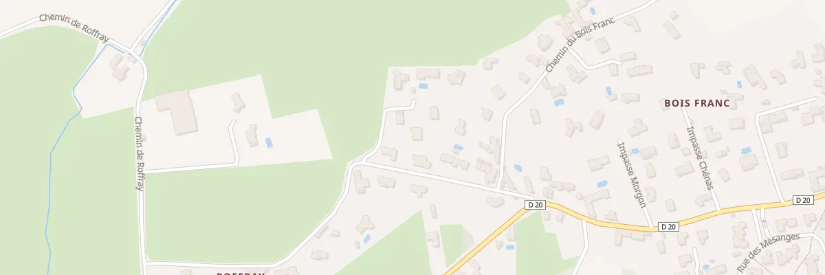 Plan du 218 Che du Gandoger à Saint-Georges-de-Reneins