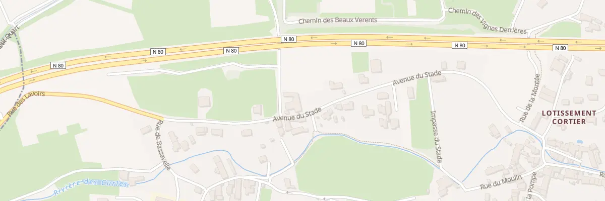 Plan du 5085 Av du Stade à Saint-Désert