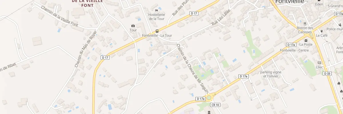 Plan du 22 Rue de la Baisse à Fontvieille
