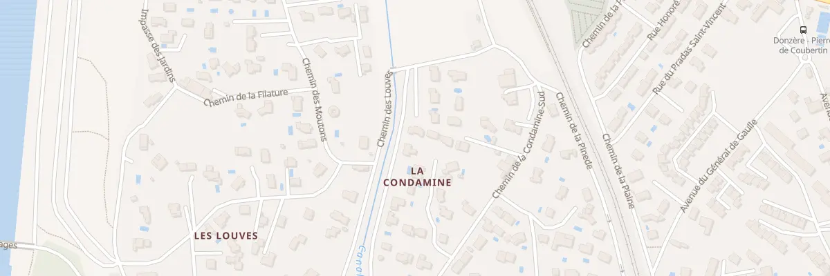 Plan du 9 Rue des Cannevelles à Donzère
