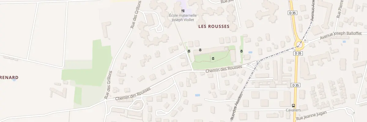 Plan du 272 Che des Rousses à Gleizé