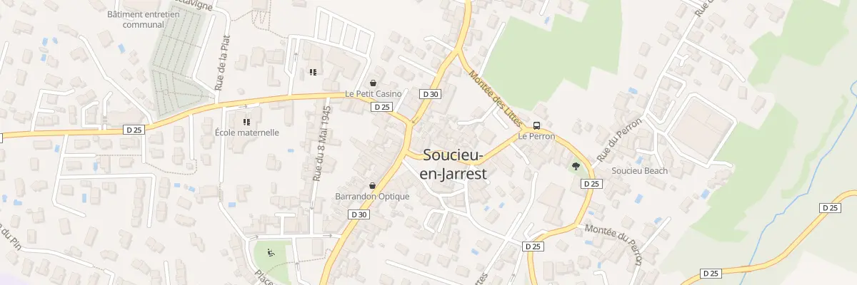 Plan du 17 Pl du 11 Novembre 1918 à Soucieu-en-Jarrest