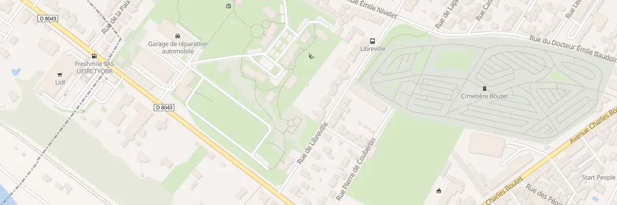 Plan du 3 Rue de Libreville à Charleville-Mézières