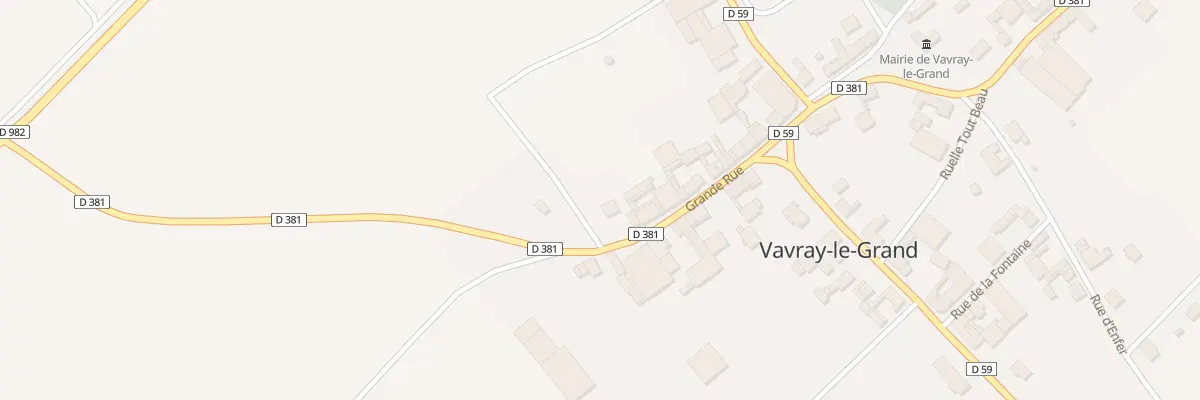 Plan du 2 Gr Grande Rue à Vavray-le-Grand