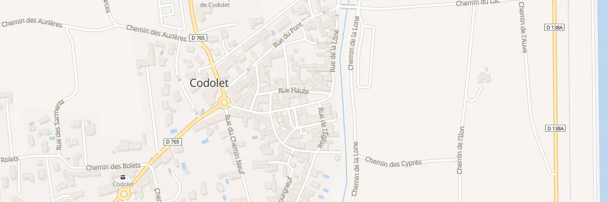 Plan du 5087A Rue de la Placette à Codolet