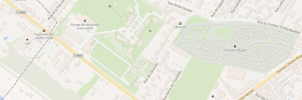 Plan du 5 Rue de Libreville à Charleville-Mézières