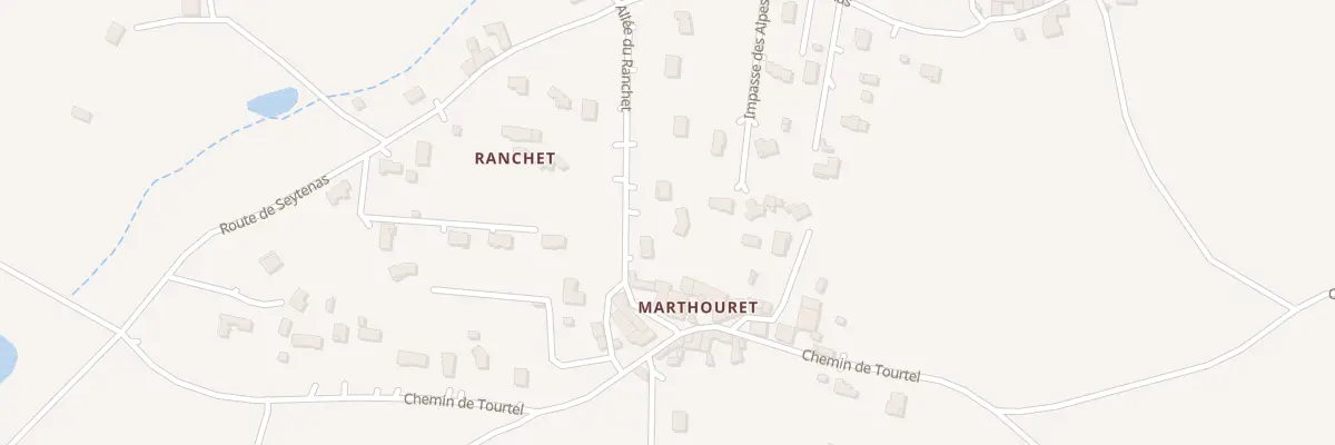 Plan du 120 All du Ranchet à Quintenas