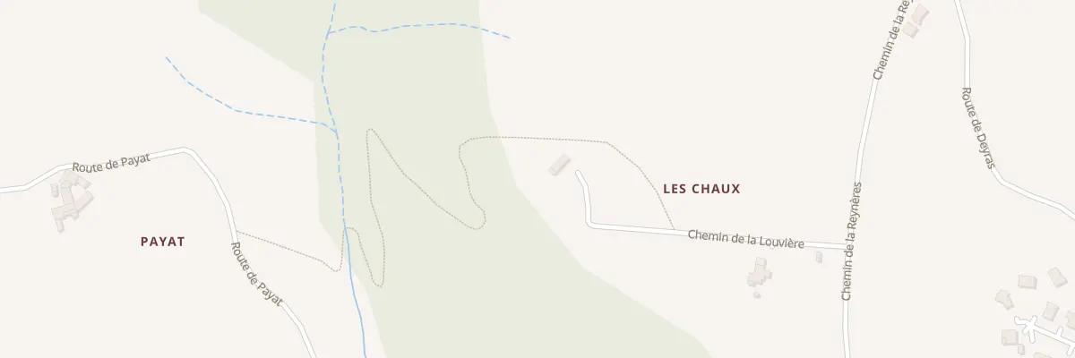 Plan du 240 Che de la Louviere à Saint-Victor