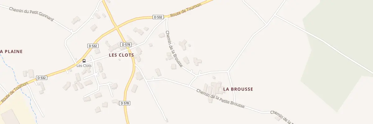Plan du 125 Che de la Brousse à Saint-Victor