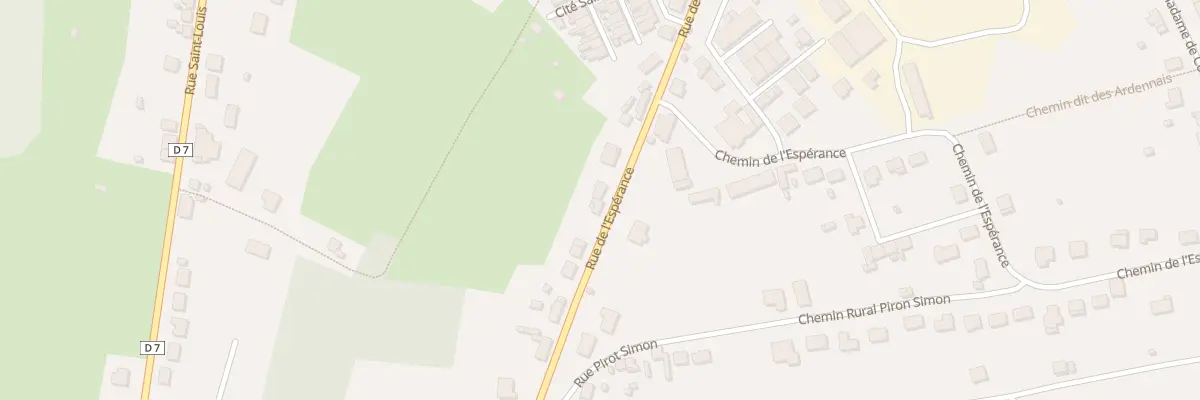 Plan du 48 Rue de l’Espérance à Haybes