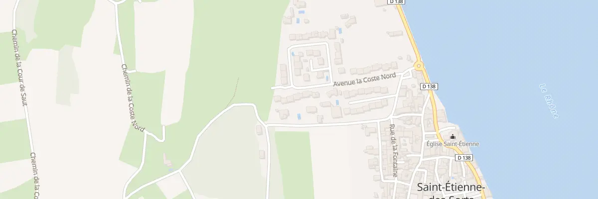 Plan du 16 Av de la Coste Nord à Saint-Étienne-des-Sorts