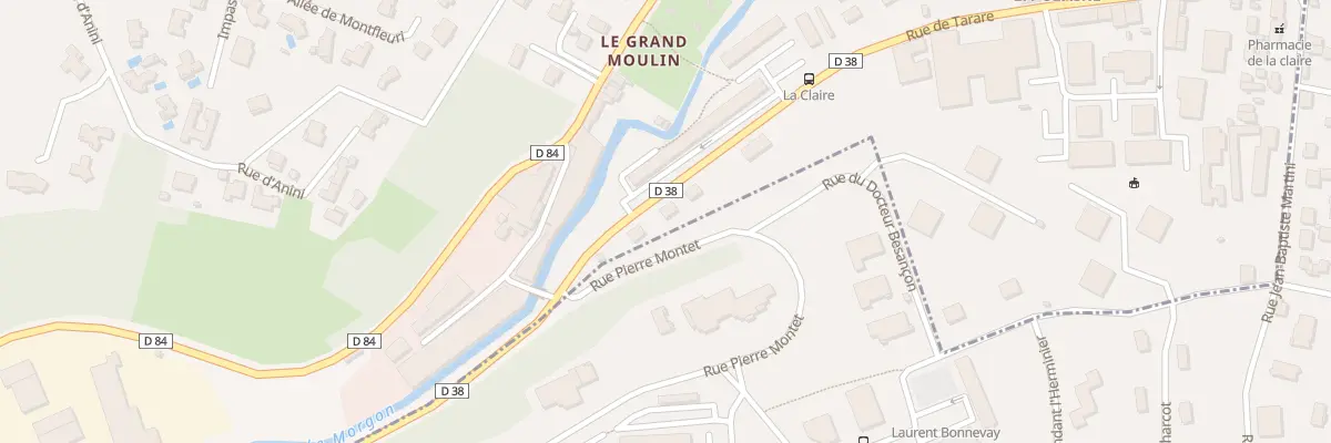 Plan du 727 Rue de Tarare à Gleizé