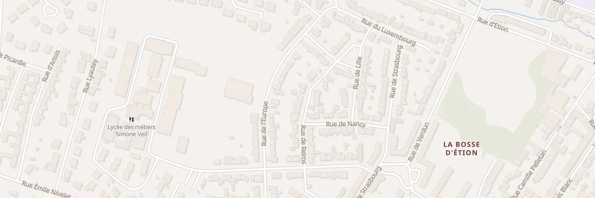Plan du 29 Rue de Reims à Charleville-Mézières