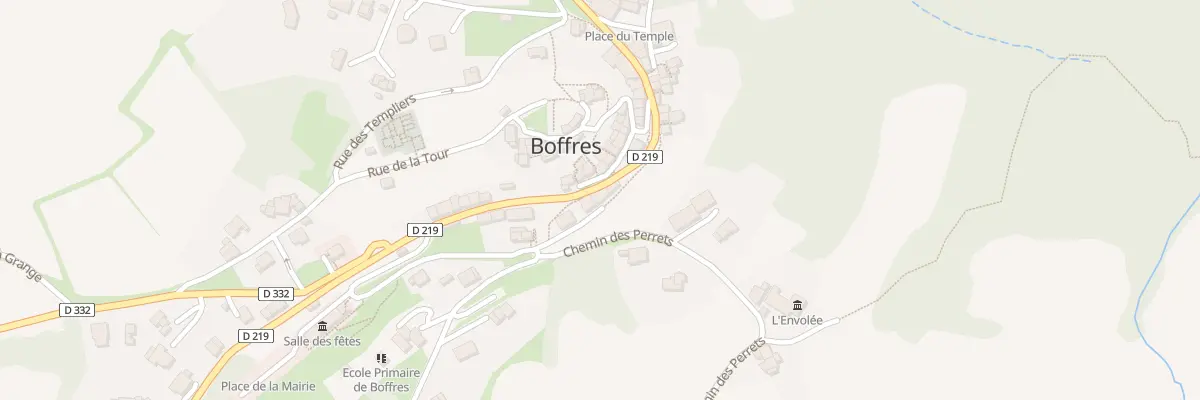 Plan du 30 Rue des Fontaines à Boffres