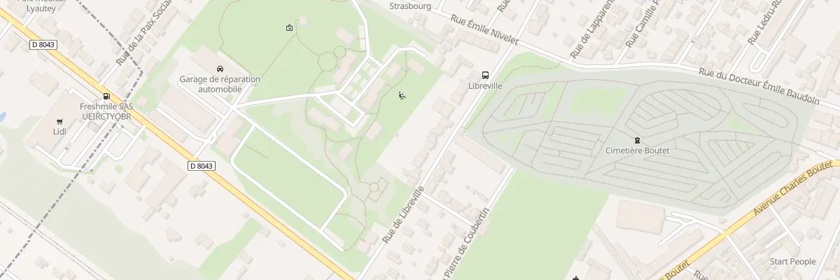 Plan du 9 Rue de Libreville à Charleville-Mézières