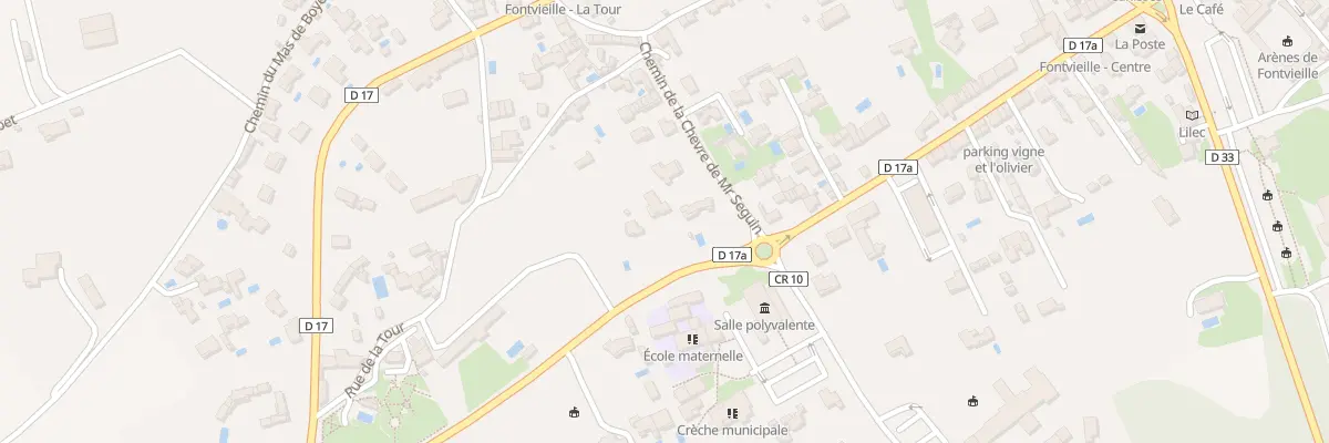 Plan du 5001 Rte d’Arles à Fontvieille