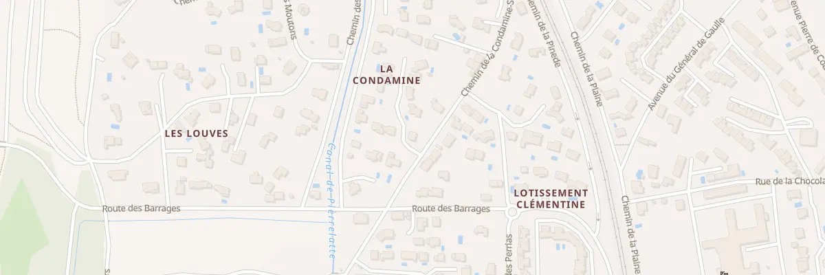 Plan du 1 Rue des Cannevelles à Donzère
