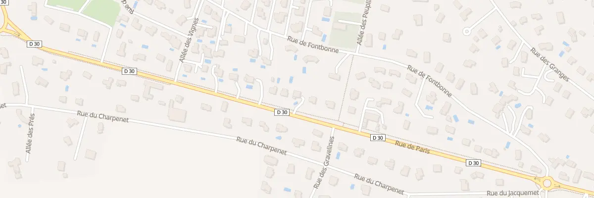 Plan du 100 Rue de Paris à La Tour-de-Salvagny