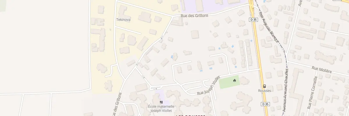 Plan du 1 All des Treilles à Gleizé