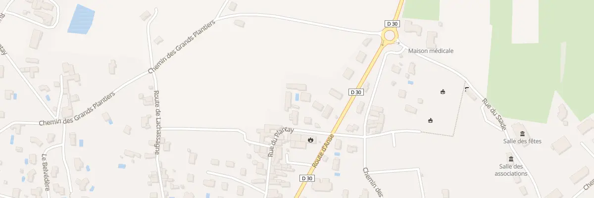 Plan du 253 Rue du Plantay à Lucenay