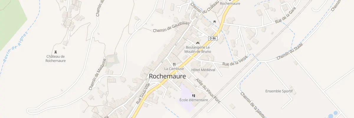Plan du 3 Rue du Pécheur à Rochemaure