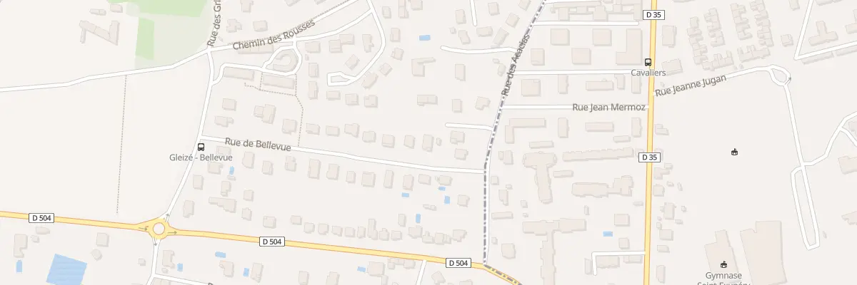 Plan du 4 Rue de Bellevue à Gleizé
