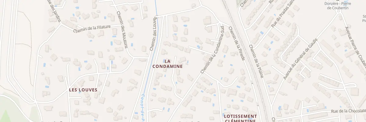 Plan du 5 Rue des Cannevelles à Donzère