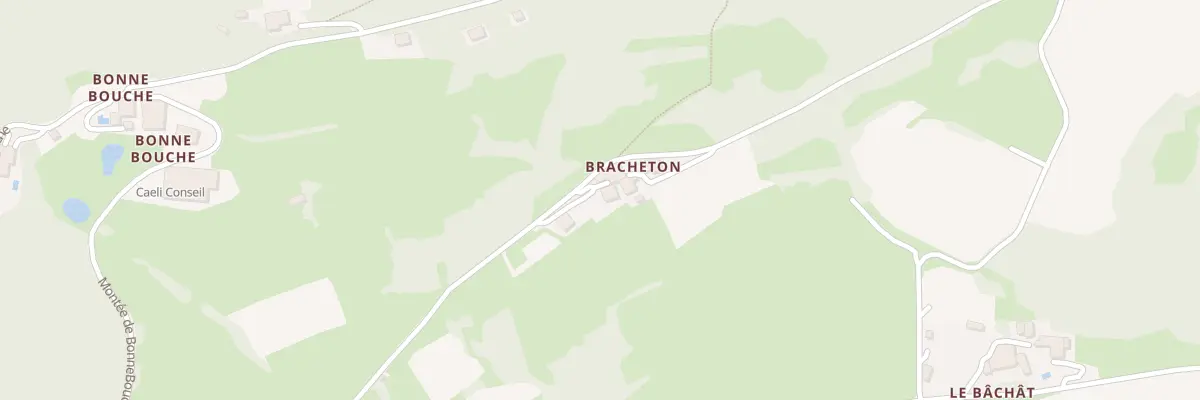 Plan du 3 Bracheton à Chuyer