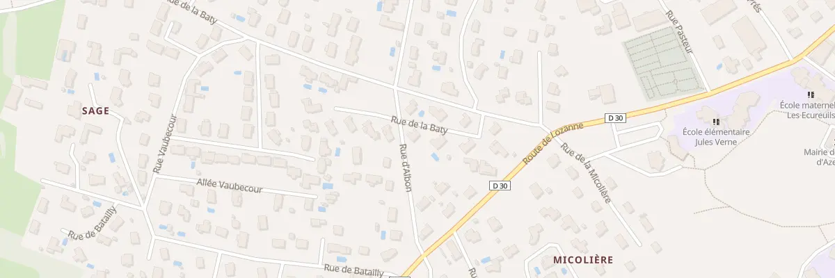 Plan du 7 Rue de la Baty à Chazay-d’Azergues